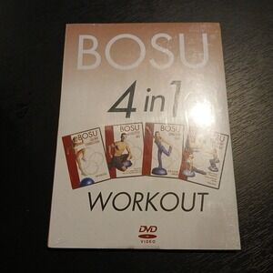 NEW Sealed Bosu workout 4 in 1 DVD calorie combustion abs long & lean total body